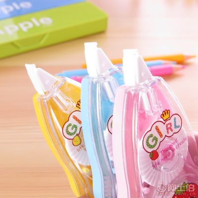 寶利惠263韓國(guó)文具 可愛(ài)甜蜜水果女孩修正帶，點(diǎn)亮學(xué)生文具新時(shí)尚